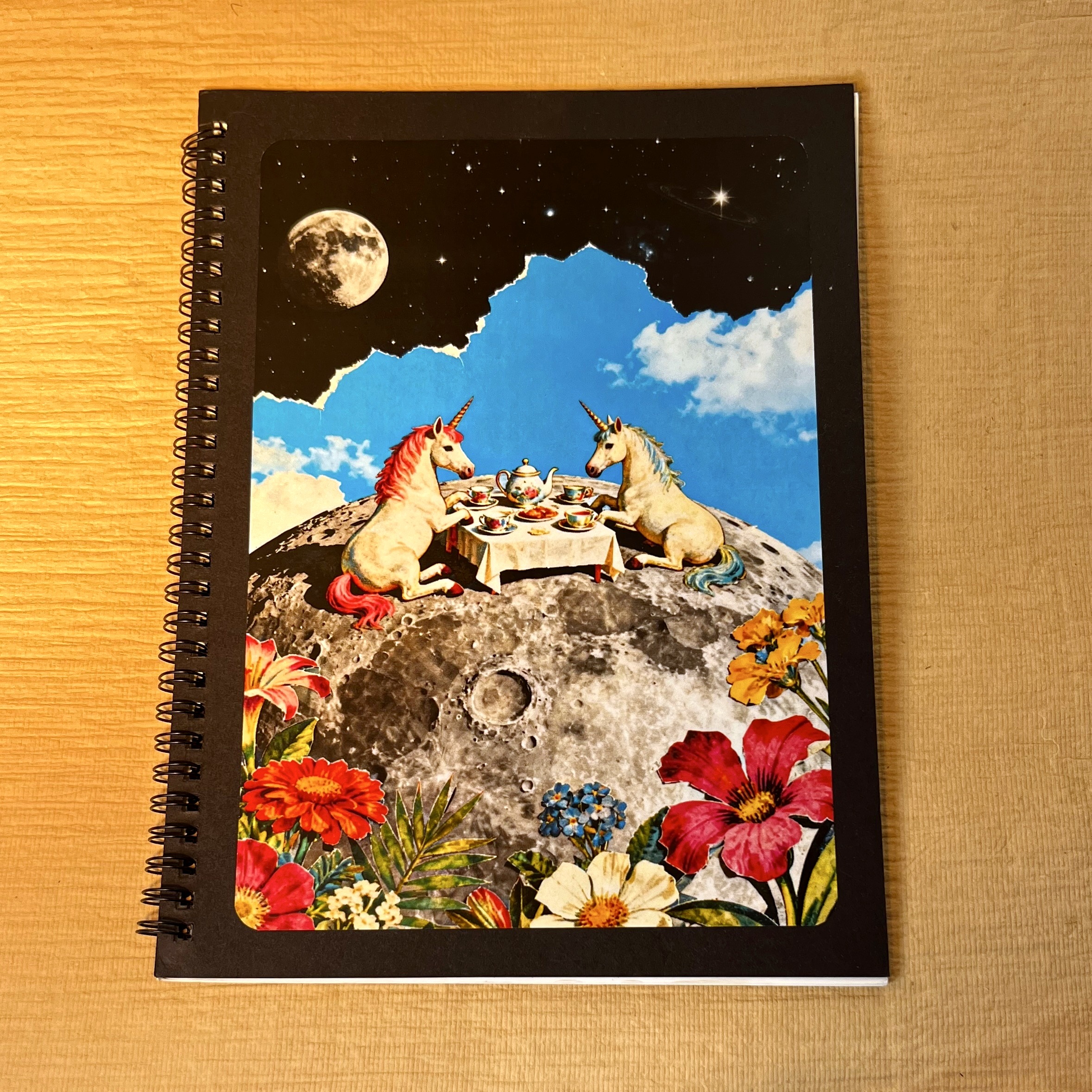 Unicorn Picnic Large Notebook