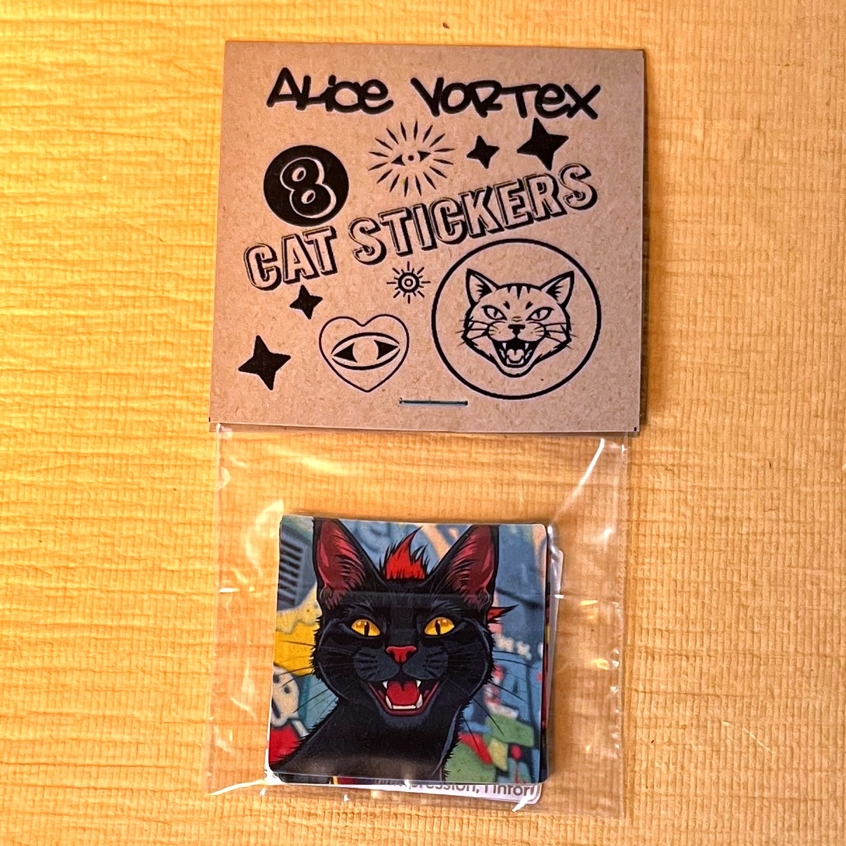 Punk Cats Sticker Pack